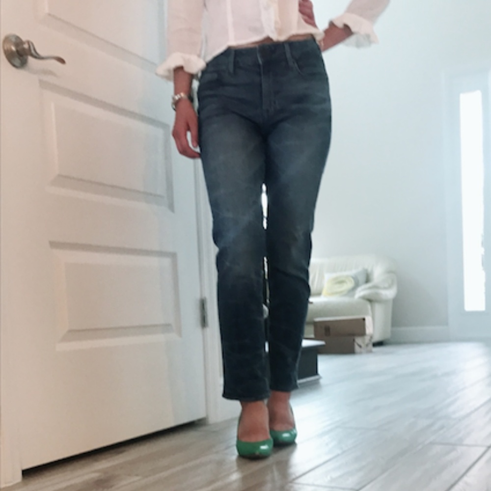 Parker Smith Straight Leg Ankle Jeans